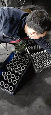 水平連続鋳造 丸型ギア 六角方形 グラフィット模具 内面コーティング